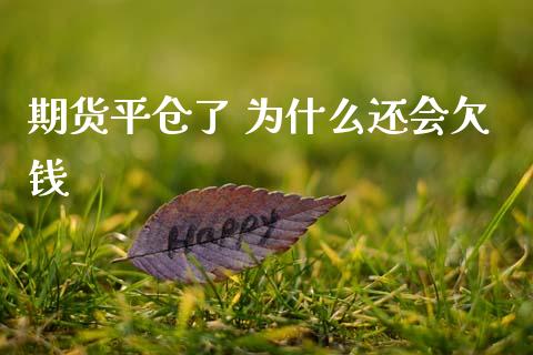 期货平仓了 为什么还会欠钱_https://wap.kuaijiepai.net_金融科技_第1张