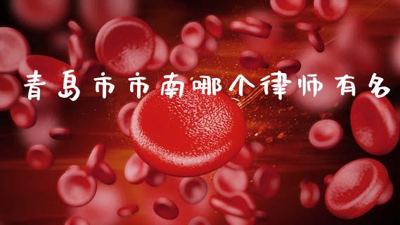 青岛市市南哪个律师有名_https://wap.kuaijiepai.net_财务风控_第1张