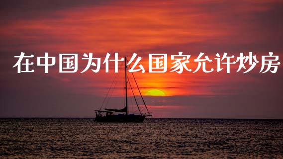 在中国为什么国家允许炒房_https://wap.kuaijiepai.net_财务咨询_第1张
