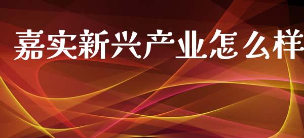 嘉实新兴产业怎么样_https://wap.kuaijiepai.net_金融科技_第1张