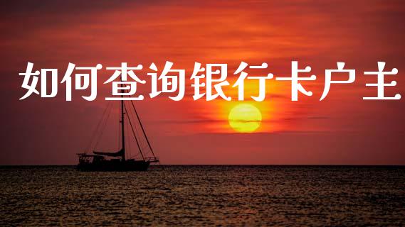 如何查询银行卡户主_https://wap.kuaijiepai.net_金融科技_第1张