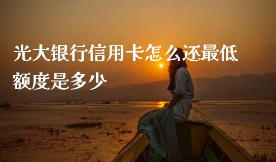 光大银行信用卡怎么还最低额度是多少_https://wap.kuaijiepai.net_外汇交易_第1张