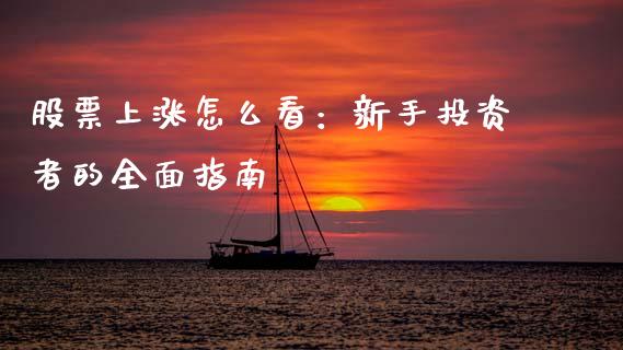 股票上涨怎么看：新手投资者的全面指南_https://wap.kuaijiepai.net_外汇交易_第1张