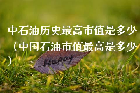 中石油历史最高市值是多少（中国石油市值最高是多少）_https://wap.kuaijiepai.net_外汇交易_第1张