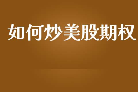 如何炒美股期权_https://wap.kuaijiepai.net_金融科技_第1张