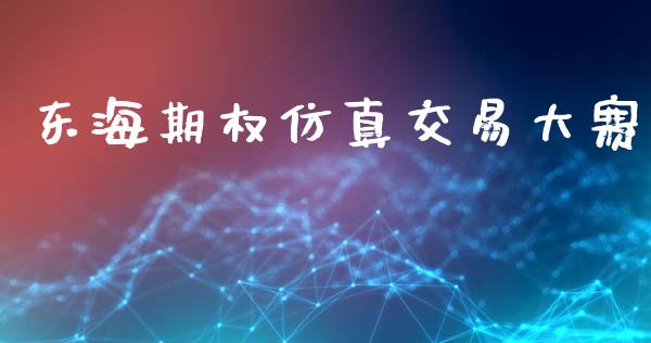 东海期权仿真交易大赛_https://wap.kuaijiepai.net_财务咨询_第1张