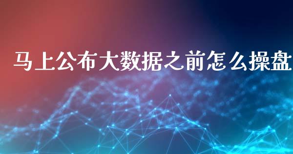 马上公布大数据之前怎么操盘_https://wap.kuaijiepai.net_金融科技_第1张