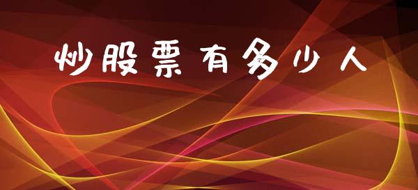 炒股票有多少人_https://wap.kuaijiepai.net_财务咨询_第1张
