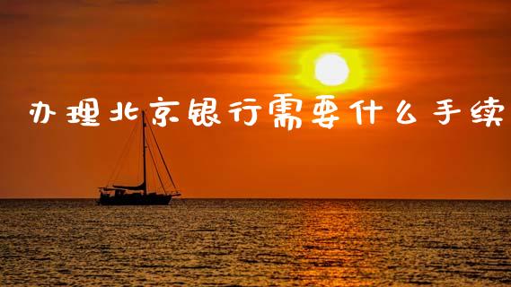 办理北京银行需要什么手续_https://wap.kuaijiepai.net_财务咨询_第1张