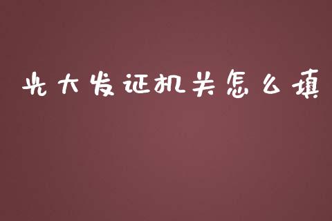 光大发证机关怎么填_https://wap.kuaijiepai.net_外汇交易_第1张