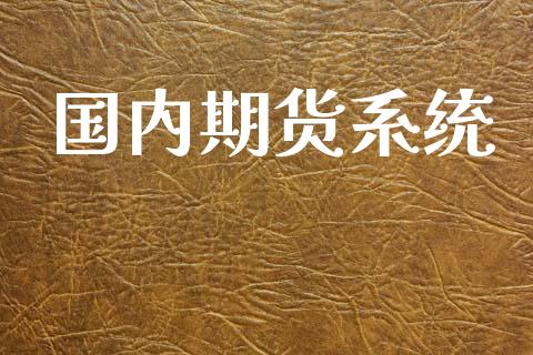 国内期货系统_https://wap.kuaijiepai.net_财务咨询_第1张