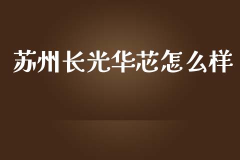 苏州长光华芯怎么样_https://wap.kuaijiepai.net_财务咨询_第1张