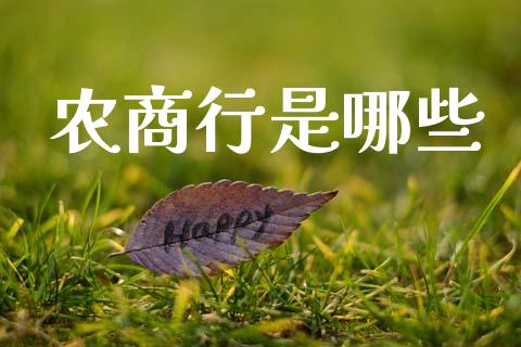 农商行是哪些_https://wap.kuaijiepai.net_外汇交易_第1张