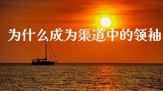 为什么成为渠道中的领袖_https://wap.kuaijiepai.net_外汇交易_第1张