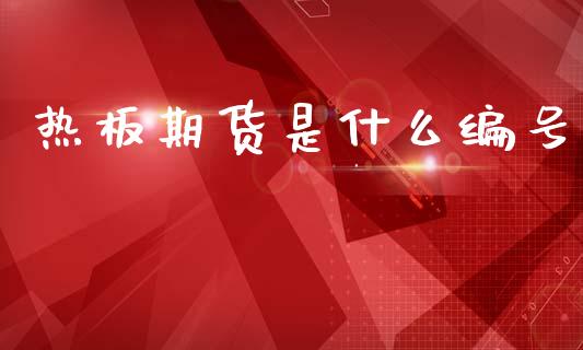 热板期货是什么编号_https://wap.kuaijiepai.net_外汇交易_第1张