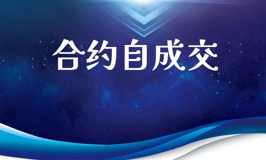 合约自成交_https://wap.kuaijiepai.net_财务咨询_第1张