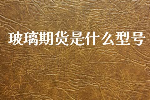 玻璃期货是什么型号_https://wap.kuaijiepai.net_财务风控_第1张