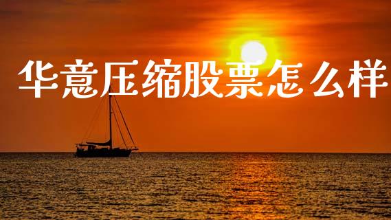 华意压缩股票怎么样_https://wap.kuaijiepai.net_财务风控_第1张