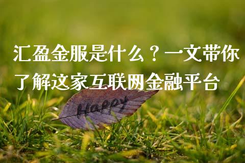 汇盈金服是什么？一文带你了解这家互联网金融平台_https://wap.kuaijiepai.net_财务咨询_第1张