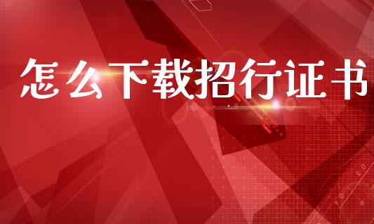 怎么下载招行证书_https://wap.kuaijiepai.net_财务风控_第1张