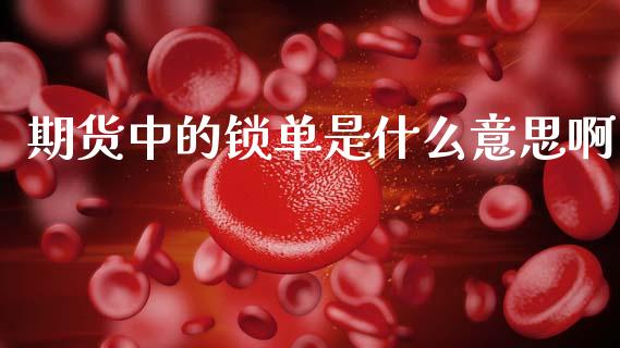 期货中的锁单是什么意思啊_https://wap.kuaijiepai.net_金融科技_第1张
