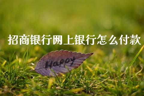 招商银行网上银行怎么付款_https://wap.kuaijiepai.net_金融科技_第1张