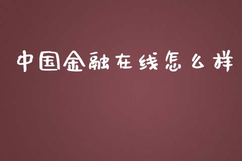 中国金融在线怎么样_https://wap.kuaijiepai.net_财务风控_第1张