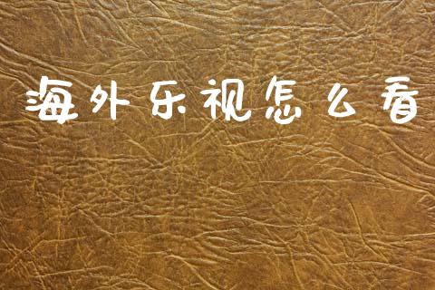 海外乐视怎么看_https://wap.kuaijiepai.net_财务风控_第1张
