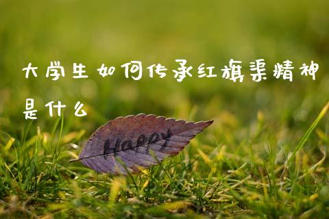 大学生如何传承红旗渠精神是什么_外汇交易_第1张_金融科技_财务风控_外汇交易_财务咨询 大学生如何传承红旗渠精神是什么_https://wap.kuaijiepai.net_外汇交易_第1张