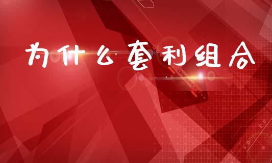 为什么套利组合_https://wap.kuaijiepai.net_财务风控_第1张