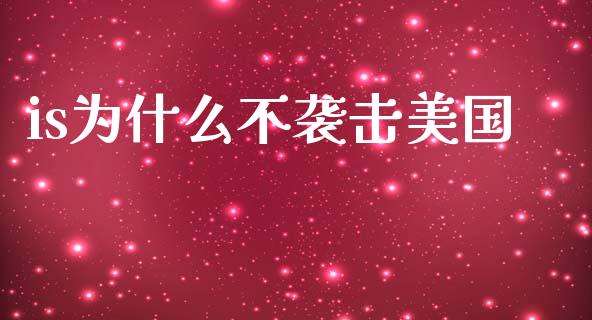 is为什么不袭击美国_https://wap.kuaijiepai.net_财务风控_第1张