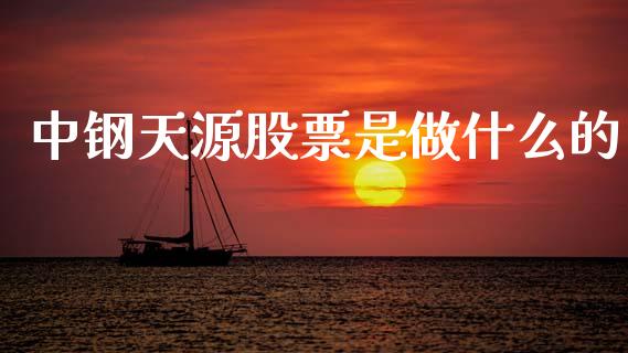 中钢天源股票是做什么的_https://wap.kuaijiepai.net_外汇交易_第1张