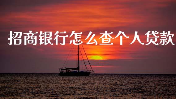 招商银行怎么查个人贷款_https://wap.kuaijiepai.net_金融科技_第1张