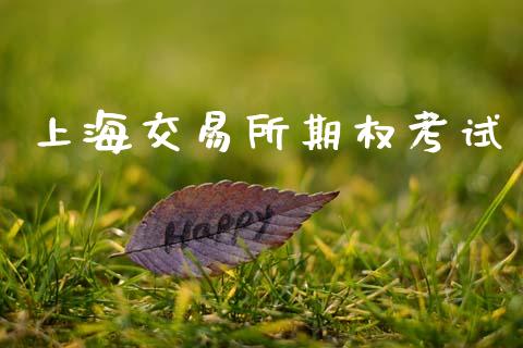 上海交易所期权考试_https://wap.kuaijiepai.net_外汇交易_第1张