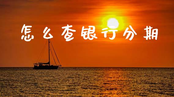 怎么查银行分期_https://wap.kuaijiepai.net_外汇交易_第1张