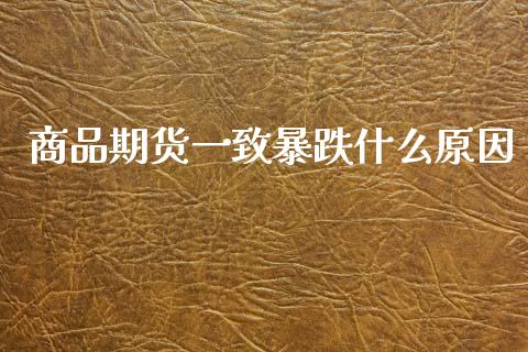 商品期货一致暴跌什么原因_https://wap.kuaijiepai.net_财务风控_第1张