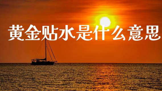 黄金贴水是什么意思_https://wap.kuaijiepai.net_财务咨询_第1张