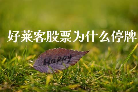好莱客股票为什么停牌_https://wap.kuaijiepai.net_财务风控_第1张