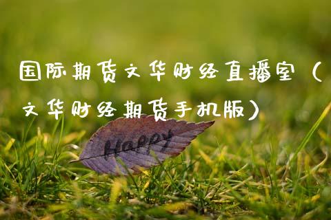 国际期货文华财经直播室（文华财经期货手机版）_https://wap.kuaijiepai.net_外汇交易_第1张