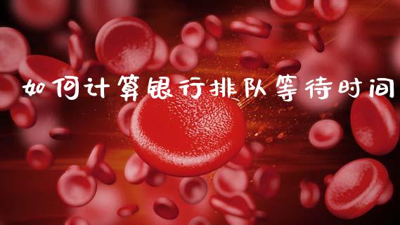 如何计算银行排队等待时间_https://wap.kuaijiepai.net_财务风控_第1张