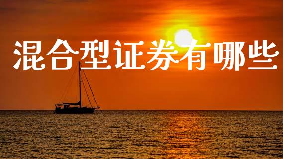 混合型证券有哪些_https://wap.kuaijiepai.net_财务风控_第1张