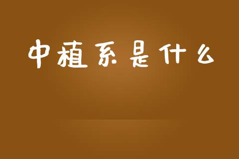 中植系是什么_https://wap.kuaijiepai.net_财务咨询_第1张
